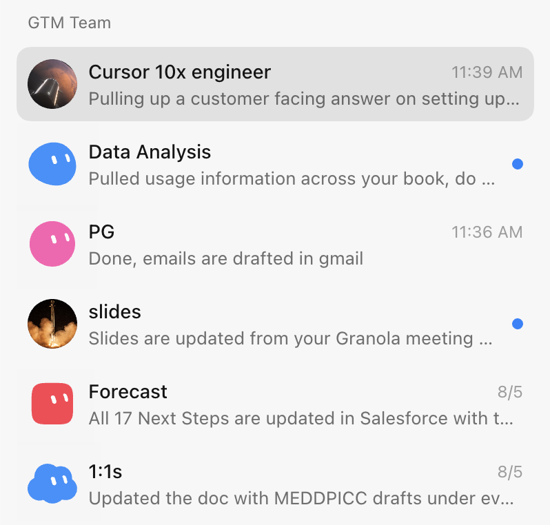 A team of GTM bots