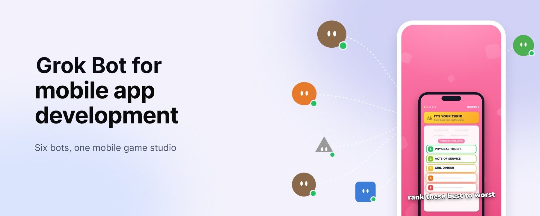 Grok Bot for mobile app development