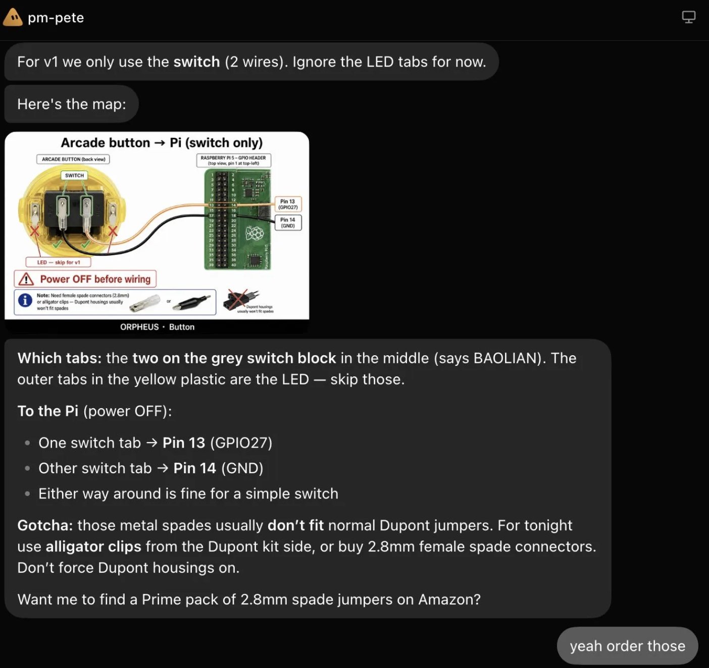 PM Pete on a Raspberry Pi part
