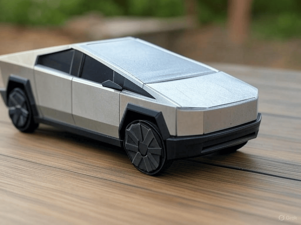 An origami Cybertruck.