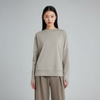 Reference photo of a woman in a grey sweater
