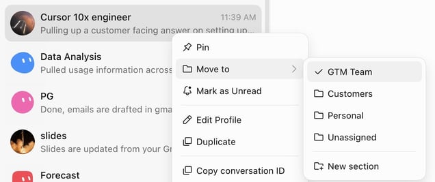 Daily meeting prep
